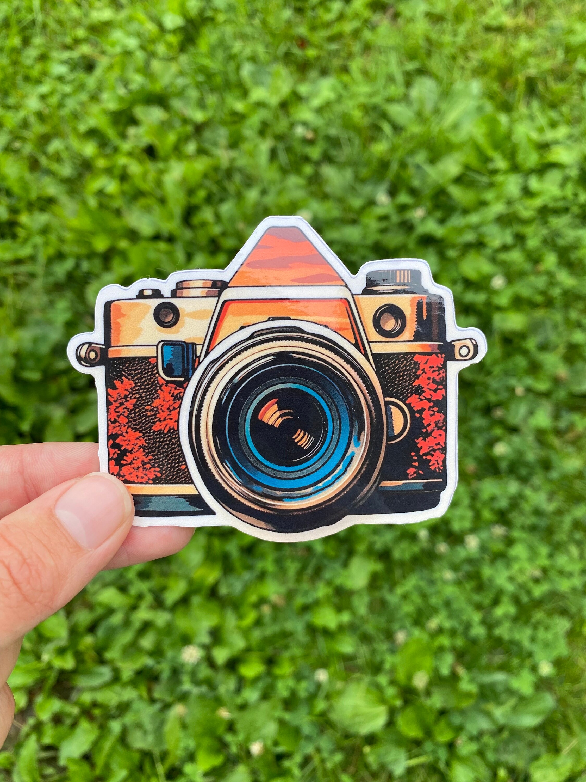 Film Camera Sticker, Laptop Decal, Photography Lover, School Stickers ...