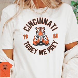 Cincinnati Bengal Shirt, Orange Bengal Shirt, Cincinnati Football, Cincinnati Bengal Gift, Bengal Football, Vintage Shirt, Game Day Shirt