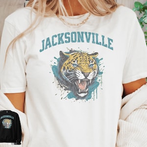 Jacksonville Jaguar Shirt, Jacksonville Football, Jacksonville Jaguar Gift, Vintage Jacksonville Jaguar, Vintage Shirt, Game Day Shirt
