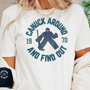 Vancouver Canuck Shirt, Vancouver Hockey, Vancouver Canuck Gift, Vintage Vancouver Canuck, Vintage Hockey Shirt, Game Day Shirt