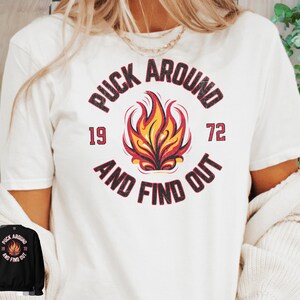 Calgary Flame Shirt, Calgary Hockey, Calgary Flame Gift, Vintage Calgary Flame, Vintage Hockey Shirt, Game Day Shirt