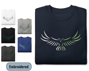 Seattle Seahawk Sweatshirt, Seattle Embroidery, Seattle Seahawk Gift, Seattle Football, Seahawk Game Day, Seahawk Sweatshirt, Embroidered