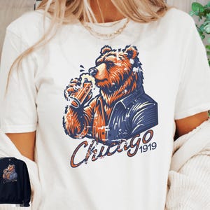 Vintage Chicago Bear Shirt, Chicago Football, Chicago Bear Gift, Chicago Football Shirt, Chicago Vintage, Game Day Shirt