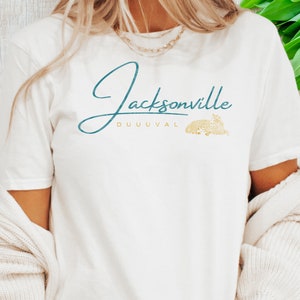 Jacksonville Football Shirt, Jaguar Football, Jacksonville Jaguar Gift, Vintage Jacksonville Shirt, Duval, 904