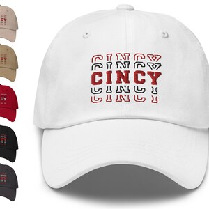 Cincinnati Red Hat, Cincinnati Baseball, Cincinnati Red Gift, Vintage Cincinnati Red, Vintage Baseball Hat, Game Day Hat