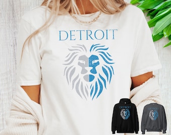 Vintage Detroit Lion Shirt, Detroit Lion Sweatshirt, Detroit Lion Gift, Sunday Football, Game Day, Goff, Detroit Lion Game Day