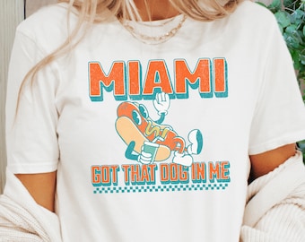 Miami Dolphin Shirt, Miami Football, Miami Dolphin Gift, Vintage Miami Dolphin, Vintage Football Shirt, Game Day Shirt