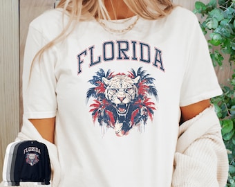 Florida Panther Shirt, Florida Hockey, Florida Panther Gift, Vintage Florida Panther, Vintage Hockey Shirt, Game Day Shirt