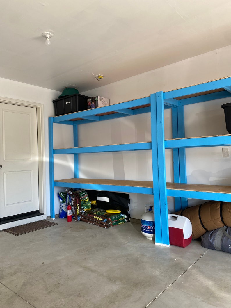 Custom Storage Shelves Plan Etsy