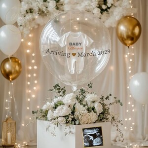 Digital Pregnancy Announcement for Social Media, Editable Letter Board Pregnancy Announcement, Gender Neutral