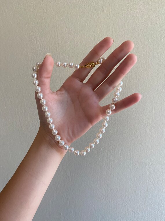 16” Vintage Pearl Choker - Handmade from Taiwan 19