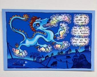 Dragon Postcards — 5 or 3 pack