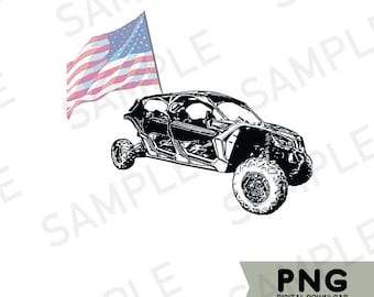 Sublimation PNG Maverick X3 du drapeau Can Am|Sublimation côte à côte png|Sublimation Can Am|Design de t-shirt Can Am Maverick