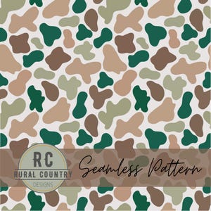 Retro camouflage naadloos patroon camouflage stof ontwerp Vintage camouflage naadloos herhalingspatroon png naadloze jachtbestand Hunter naadloze camouflage