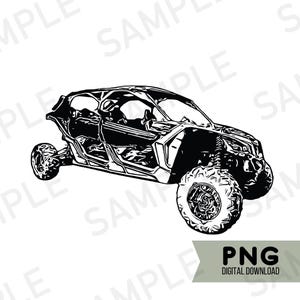 Can Am Maverick PNG Maverick X3 Sublimation Riding Tshirt Design Off roading PNG Side by Side Graphic Side by Side PNG Canam design for mug