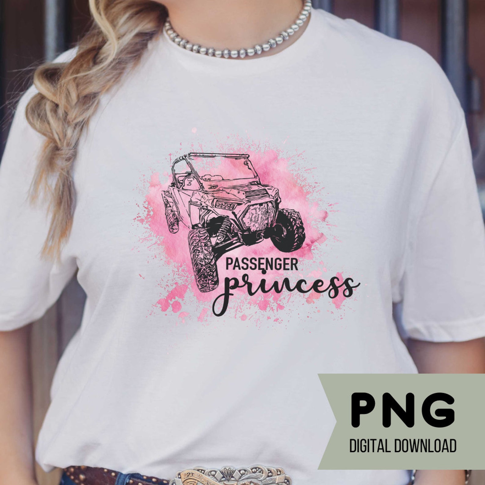 Passenger Princess PNG Polaris Rzr Sublimation PNG Side by Side Girls ...