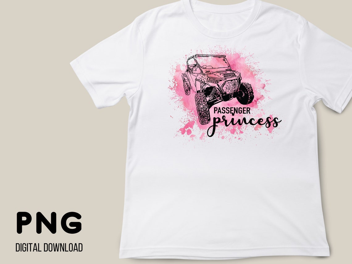 Passenger Princess PNG Polaris Rzr Sublimation PNG Side by Side Girls ...