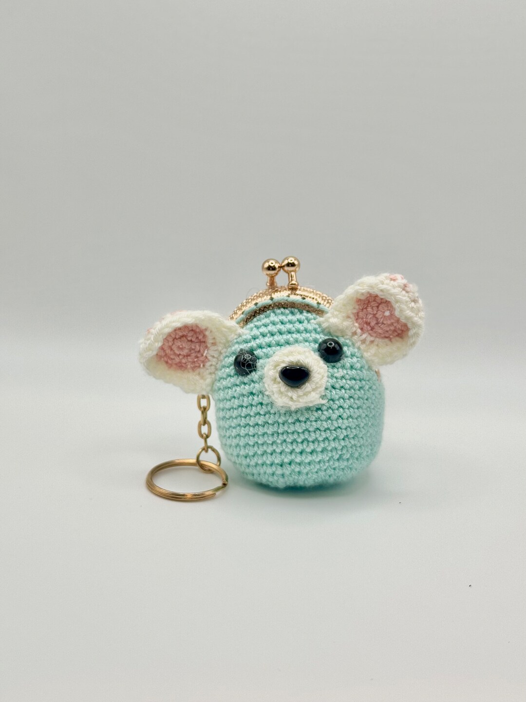 Crochet Coin Purse Keychain Etsy