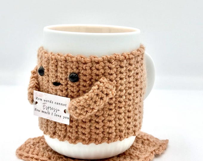 Custom Crochet Coffee Mug Sleeve Etsy