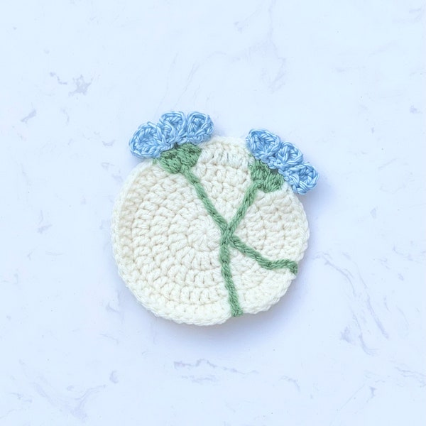Handmade Crochet Coasters (set of two)