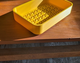 Vassoio portaoggetti minimalista stampato in 3D / Organizer geometrico multiuso / Contenitore per scrivania e ingresso / Vassoio EDC moderno per chiavi, portafoglio, telefono