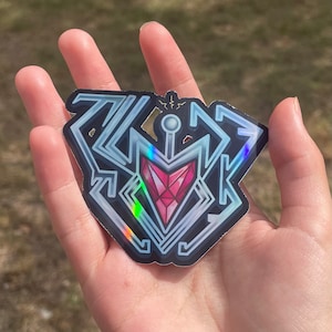 Pegatina con el logotipo de metal del Kpop inspirada en Twice