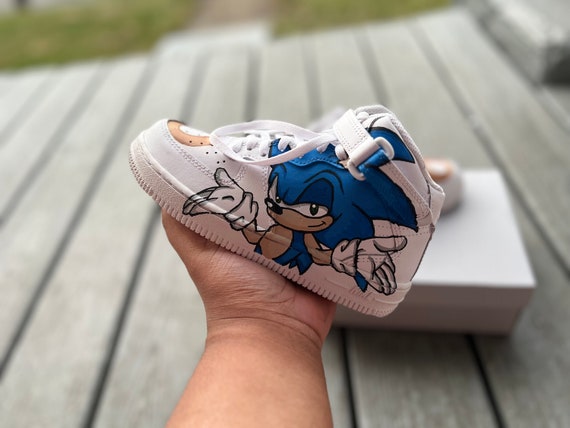 Sonic Air Jordan 13 Custom Shoes