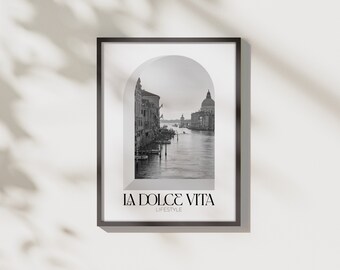 La Dolce Vita Lifestyle Kourtney Kardashian affiche imprimée - Art mural