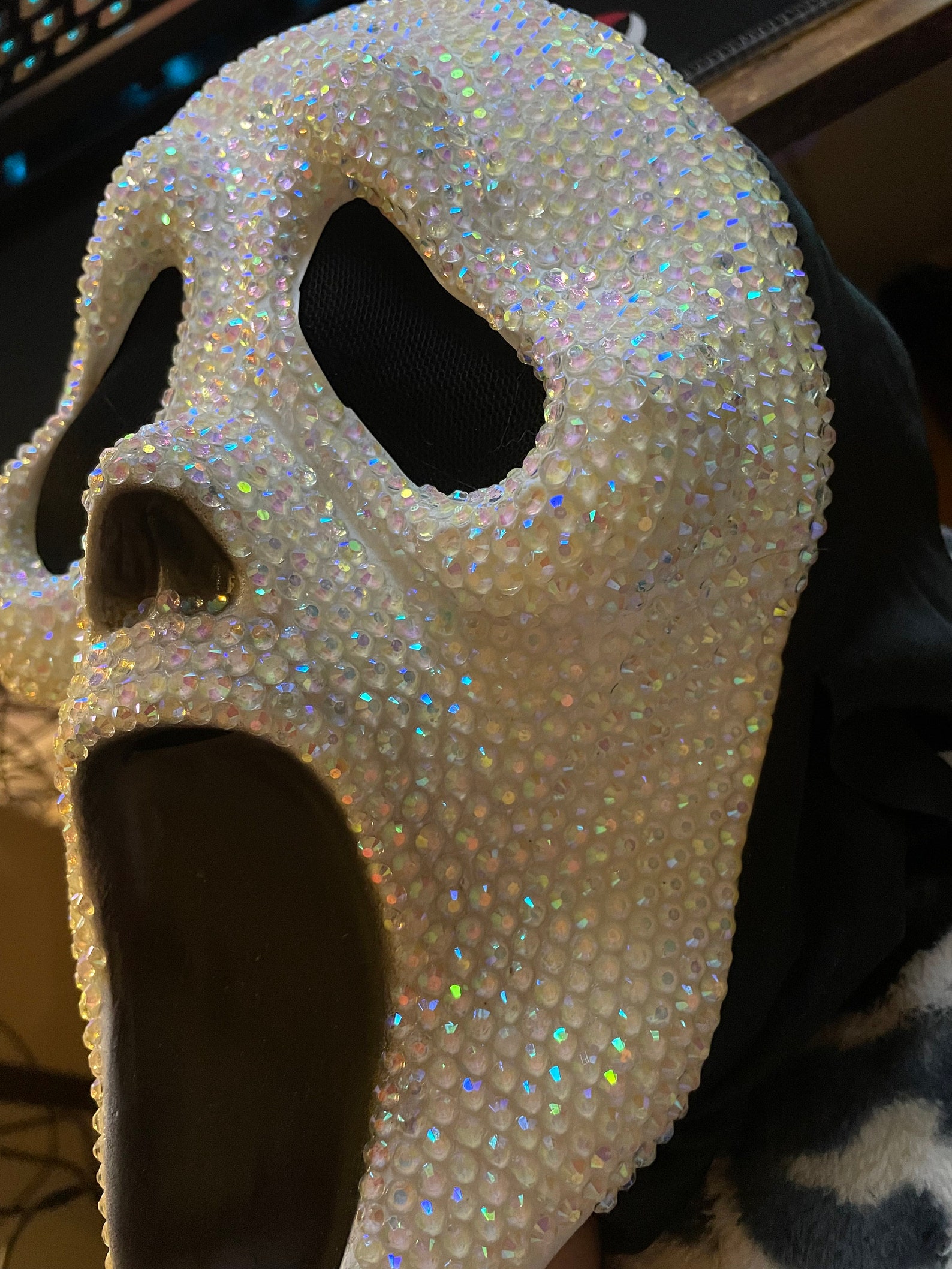 Bedazzled Ghostface Mask - Etsy