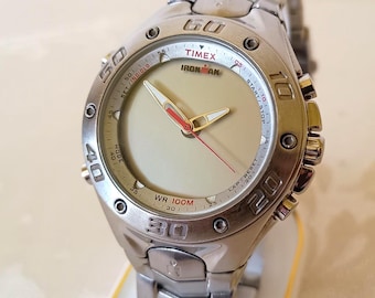 Timex Ironman T56371 RARE Watch In Good Condition With Small Bracelet