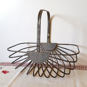 Godinger 1988 Versilberter Drahtkorb, Obstkorb, Mehrzweckdekor