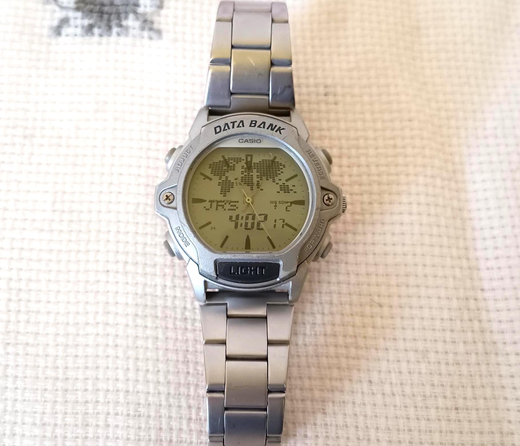 カシオ ヴィンテージ データバンク ABX-23 ツインセプト ウォッチ