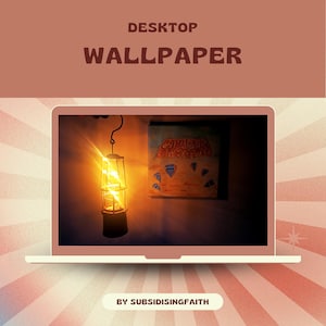 Cozy Vintage Style Desktop/Laptop Wallpaper Christian Theme Instant Download