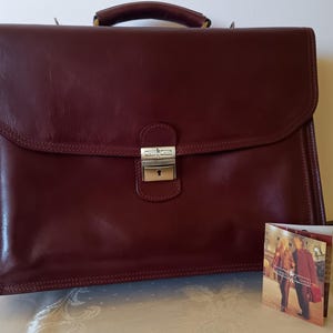 Porte-documents en cuir Gianni Conti NEUF OLD STOCK