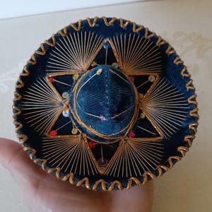 Decorative Mexican Charro Hat 5.9" Diameter