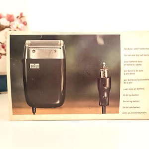値下げ！ ヴィンテージ 稼働品 ドイツ製　Braun Type 149/AB4 Braun vintage shaver - Etsy 日本