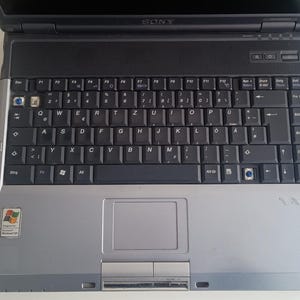 Sony Vaio PCG-8N1M Vintage Laptop Fungerande