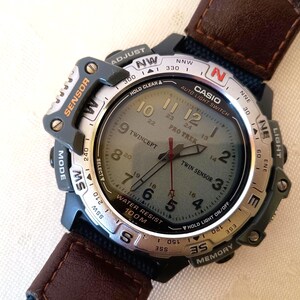 Casio PRT-50 Protrek Twincept Vintage Made in JAPAN - Etsy