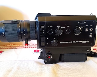 Vintage ELMO Super 8 SOUND 1012S-XL Macro Cine Movie Camera - Etsy