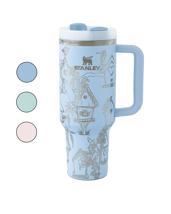 Stanley Heather Tumbler 40oz/30oz | Laser Engraved Birdhouse