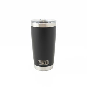 Yeti Rambler 20oz Tumbler with MagSlider Lid in Black.