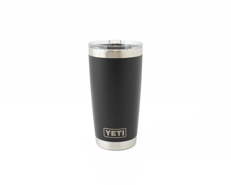 Yeti Rambler 20oz Tumbler with MagSlider Lid in Black.