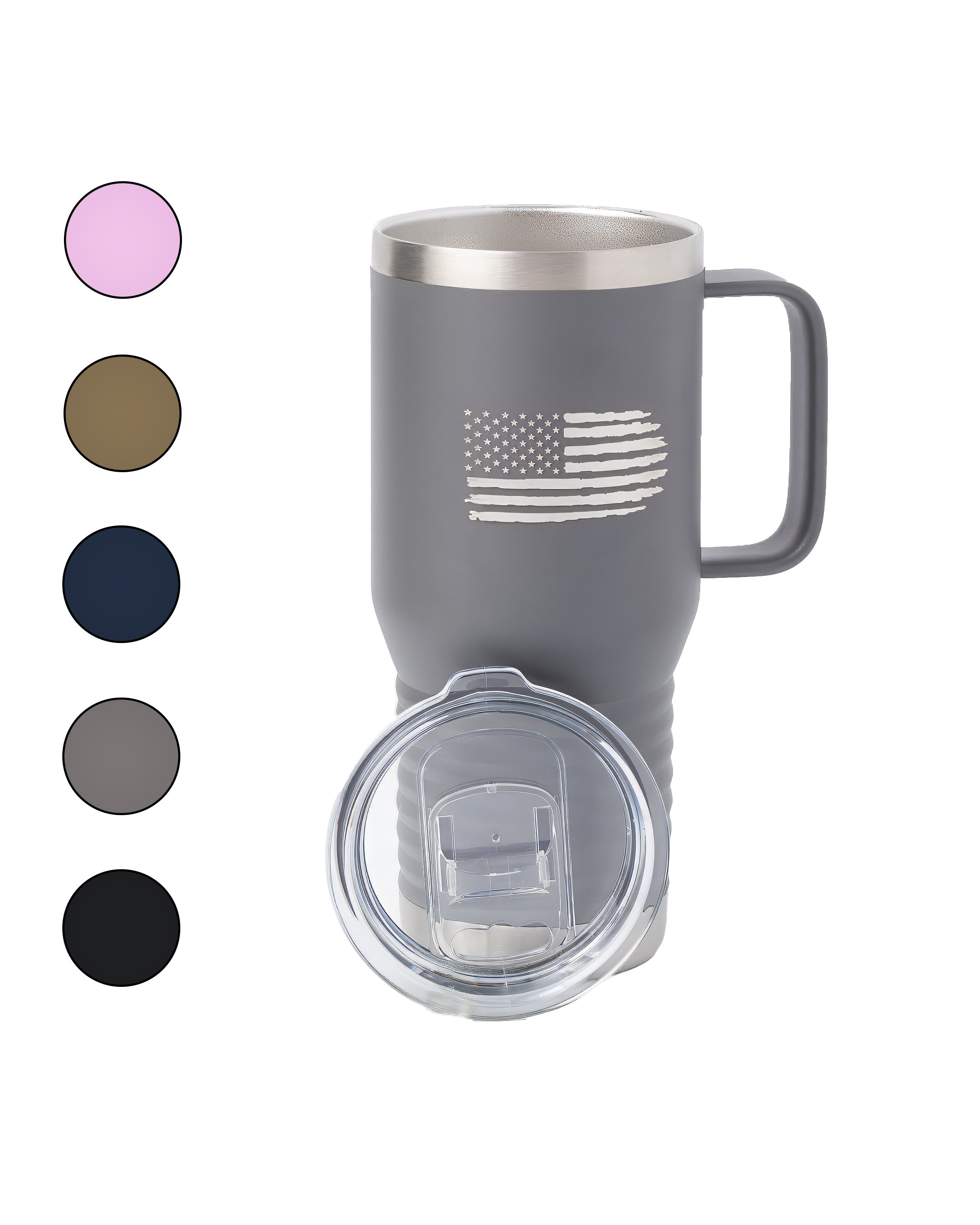 Travel Mug 16oz — Custom Logo USA