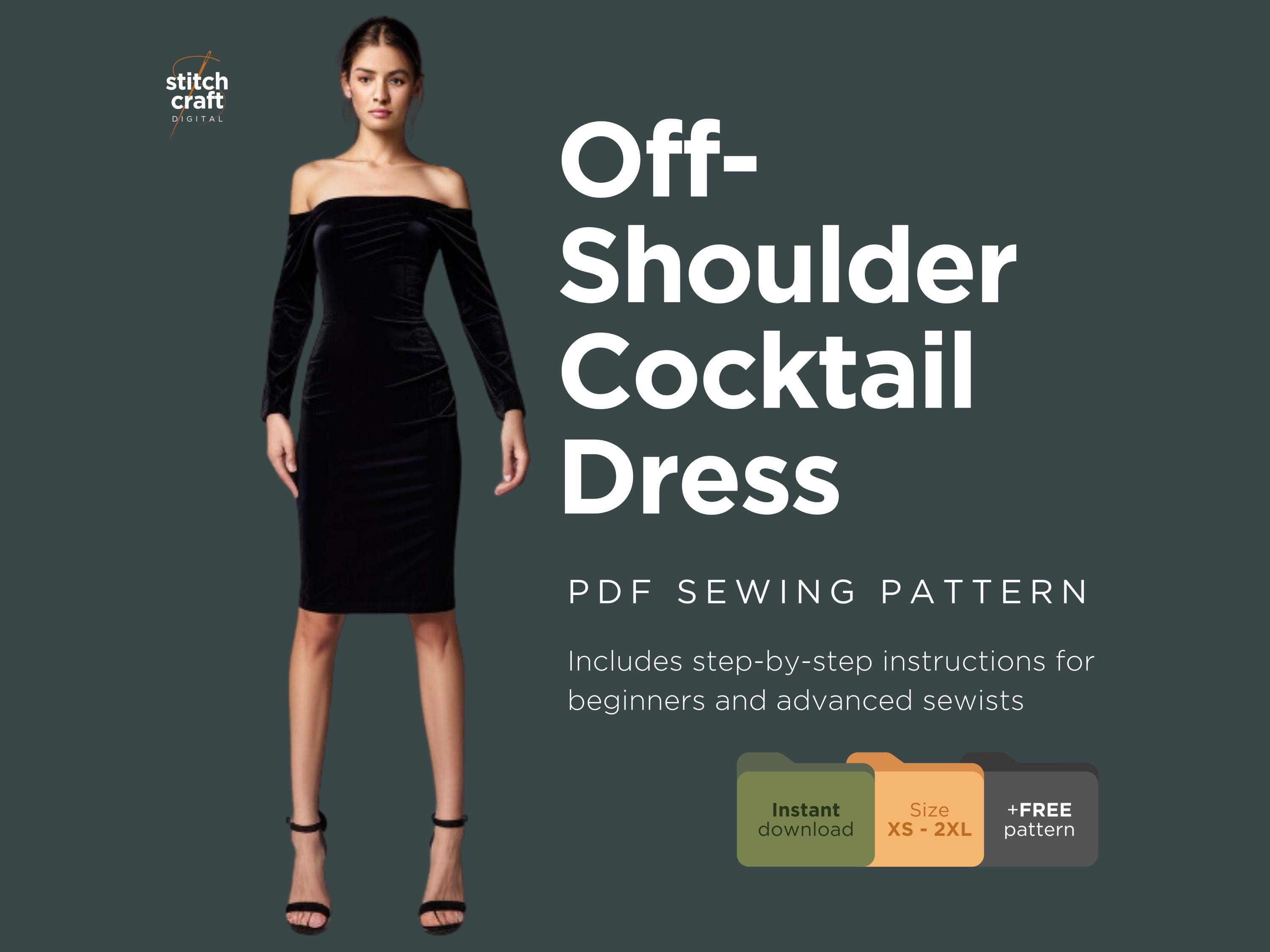 Vogue Cocktail Dress - Etsy