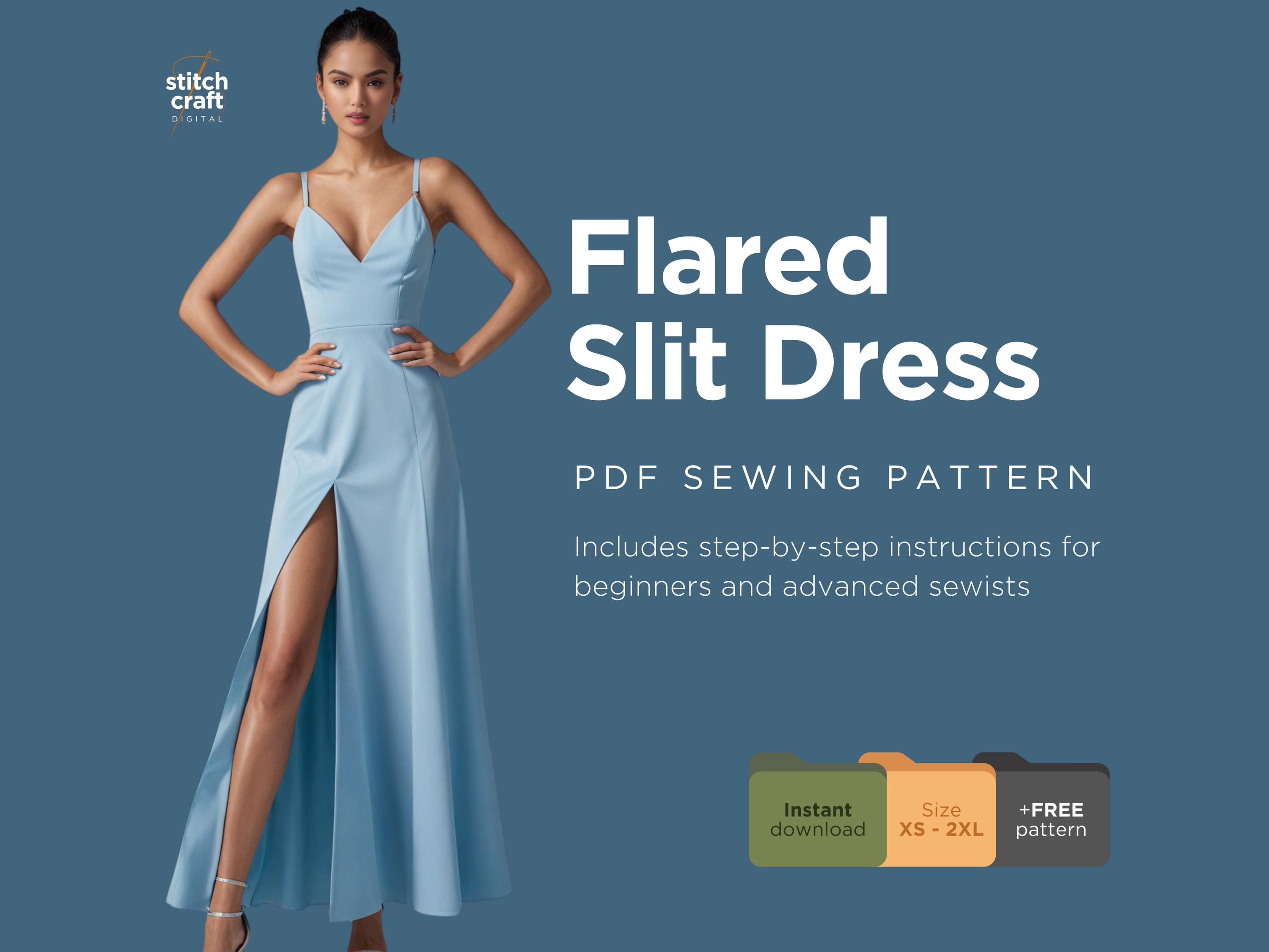 Silk Flared Dress - Etsy