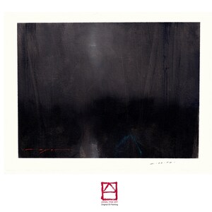 Peinture de paysage minimaliste originale pour la décoration intérieure Art de beaux paysages Art de la ferme moderne pour nouveau cadeau de propriétaire Déco rustique