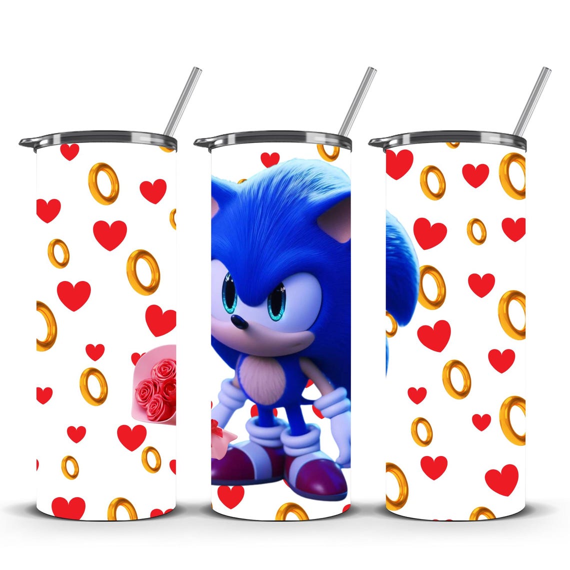 Cute Sonic the Hedgehog Valentines Png - Etsy