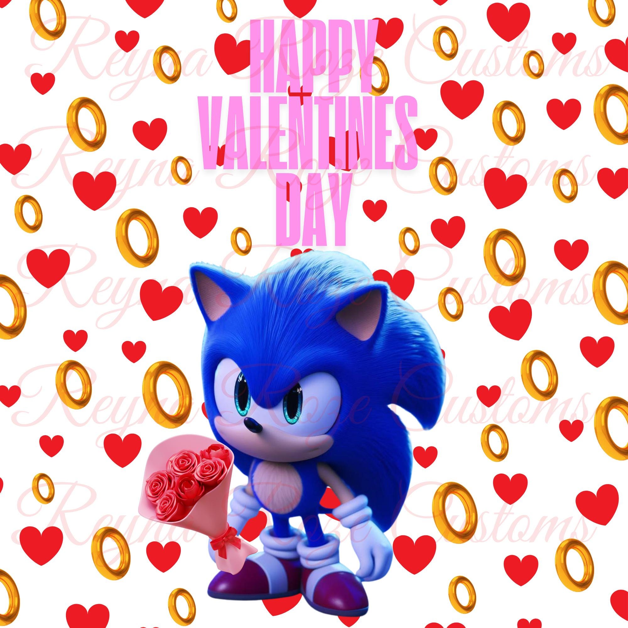 Sonic the Hedgehog Valentines Png - Etsy