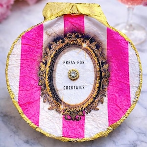 Press For Cocktails Shell Ring Dish