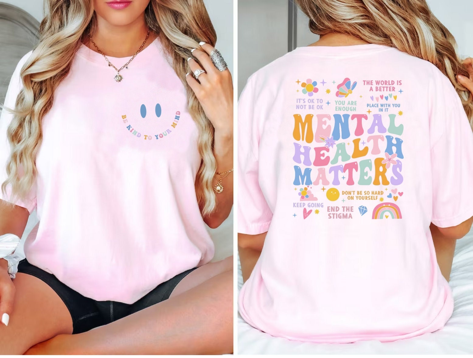 Discover Mental Health Matters Shirt, Mental Health Shirts,  Women Inspirational Shirts,Inspirational Gifts,You Matter Floral Shirt